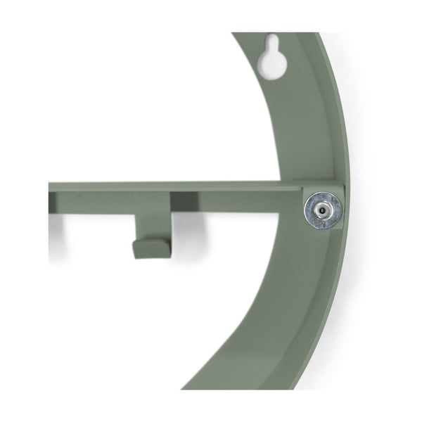 Szürkészöld fém fali-tükrös fürdőszoba szekrény 35x35 cm Sonnet – Spinder Design-image-2