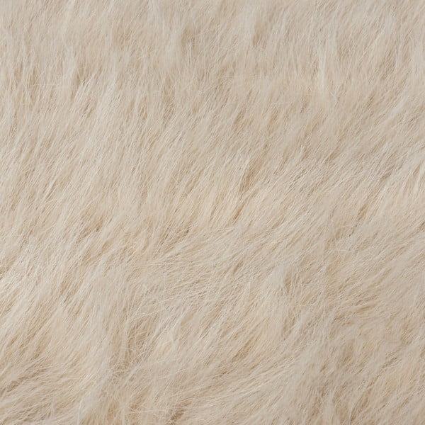 Krémszínű szintetikus szőrme szőnyeg 80x150 cm Waffle Faux Fur – Flair Rugs-image-2