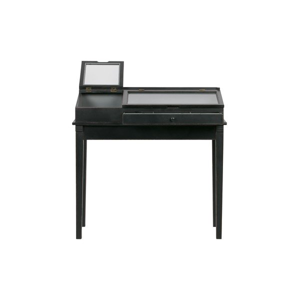 Fekete asztalka vitrinnel - BePureHome-image-3