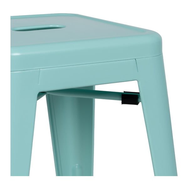 Türkiz fém bárszék szett 2 db-os (ülésmagasság 76,5 cm) – Ixia-image-4