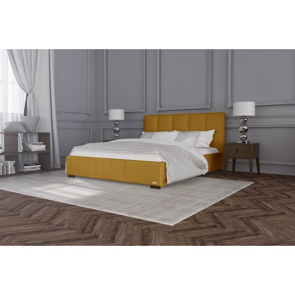 Allure narancssárga kétszemélyes ágy, 160 x 200 cm - Guy Laroche Home-image-1