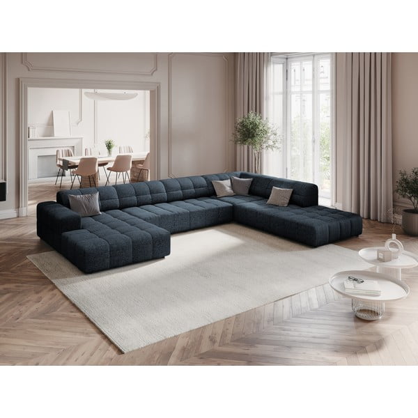 Kék sarokkanapé (jobb oldali-U alakú) Chicago – Cosmopolitan Design-image-1