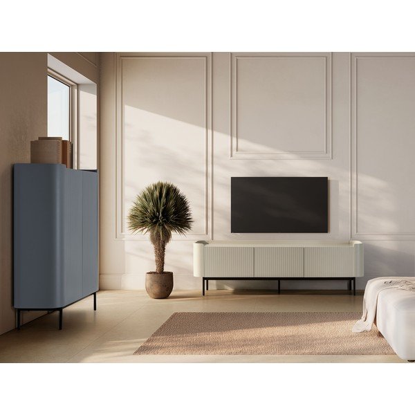 Szürkéskék szekrény 100x140x40 cm Willa – MOME-image-1