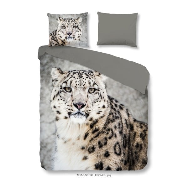 Premento Snow Leopard egyszemélyes pamut ágyneműhuzat garnitúra, 140 x 200 cm - Good Morning