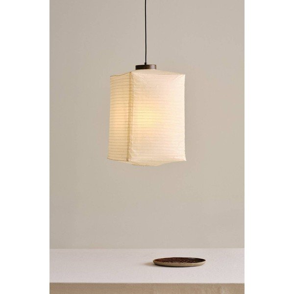 Bézs papír függőlámpa ø 35 cm Sally – Jotex-image-1