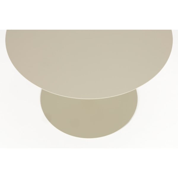 Krémszínű acél kerek dohányzóasztal ø 60 cm Snow – Zuiver-image-3