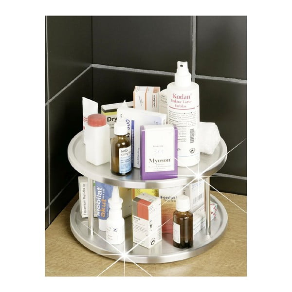 Turn Duo forgatható acéltálca, ø 26,5 cm - Wenko-image-2