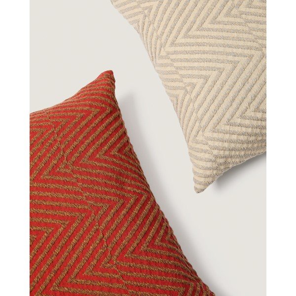 Jacquard párnahuzat 50x50 cm Lunver – Kave Home-image-1