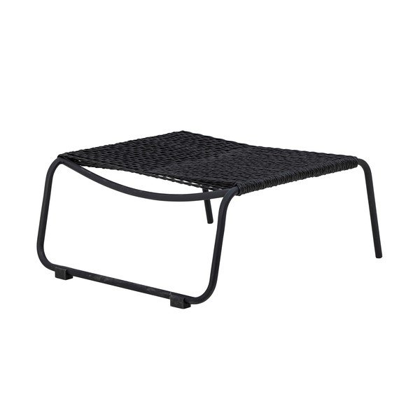 Fekete kerti napozóágy lábtartóval Boel - Bloomingville-image-3