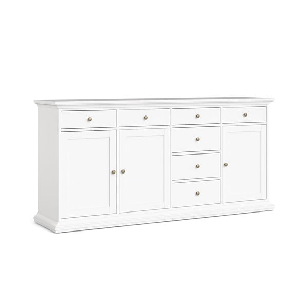 Fehér alacsony komód 189x92 cm Paris – Tvilum-image-4