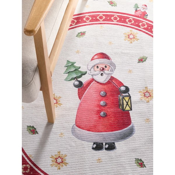 Piros kerek szőnyeg karácsonyi mintával ø 160 cm Toy's Delight Santa Claus – Villeroy&Boch-image-2