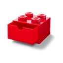 Piros, fiókos tárolódoboz, 15 x 16 cm - LEGO®