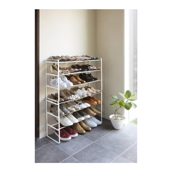 Maebashi fehér cipőtartó, 3 szintes - YAMAZAKI-image-2