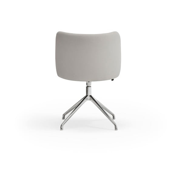 Világosszürke kárpitozott étkezőfotel Mogi – Teulat-image-4