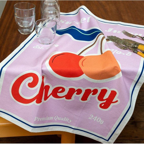 Pamut konyharuha 70x50 cm Cherry – Rex London-image-1