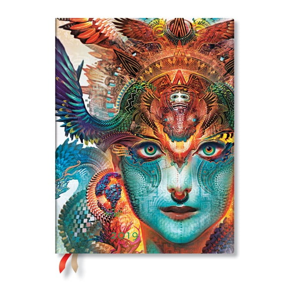 Dharma Dragon 2019-es határidőnapló, 18 x 23 cm - Paperblanks