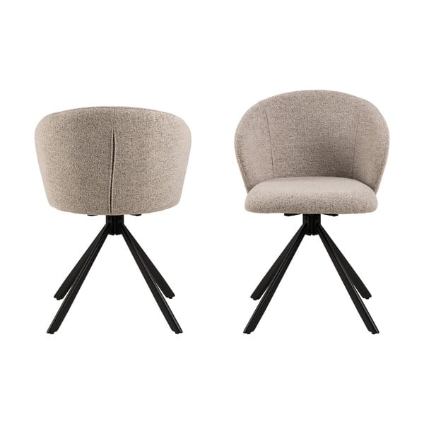 Bézs étkezőszék szett 2 db-os Pippa – Actona-image-4