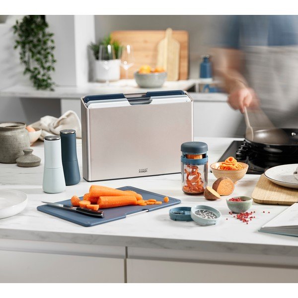 Milltop Sky 2 db-os kék só- és borsörlő szett - Joseph Joseph-image-2