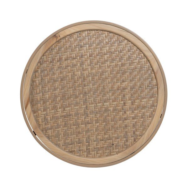 Rattan kerek tárolóasztal ø 55 cm – Ixia-image-3