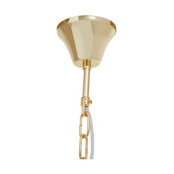 Aranyszínű fém függőlámpa Glamour – Premier Housewares-image-3