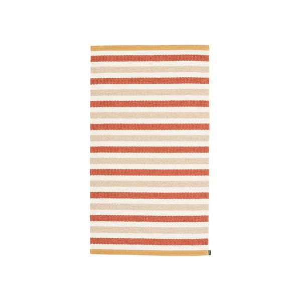 Téglavörös-krémszínű kültéri-beltéri szőnyeg 70x120 cm Teo Brick – Pappelina-image-3