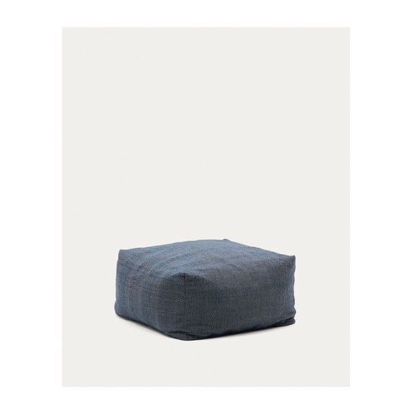 Sötétkék kerti puff Vedell – Kave Home-image-2