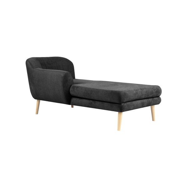 Sardaigne sötétszürke fekvőfotel - Mazzini Sofas-image-1