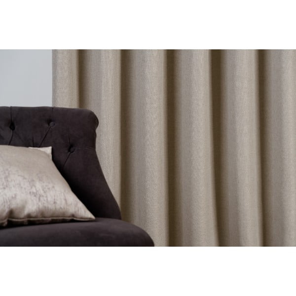 Bézs függöny 140x260 cm Avalon – Mendola Fabrics-image-3