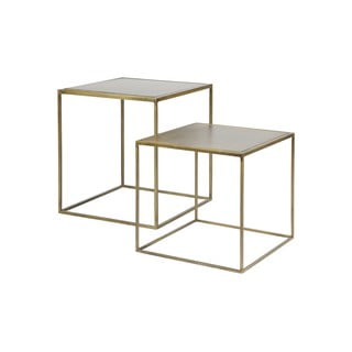 Metallic 2 db-os tárolóasztal szett - BePureHome