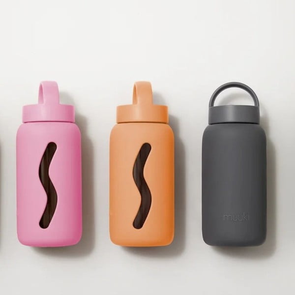 Narancssárga utazó ivópalack 500 ml Tropical Papaya – Muuki-image-1