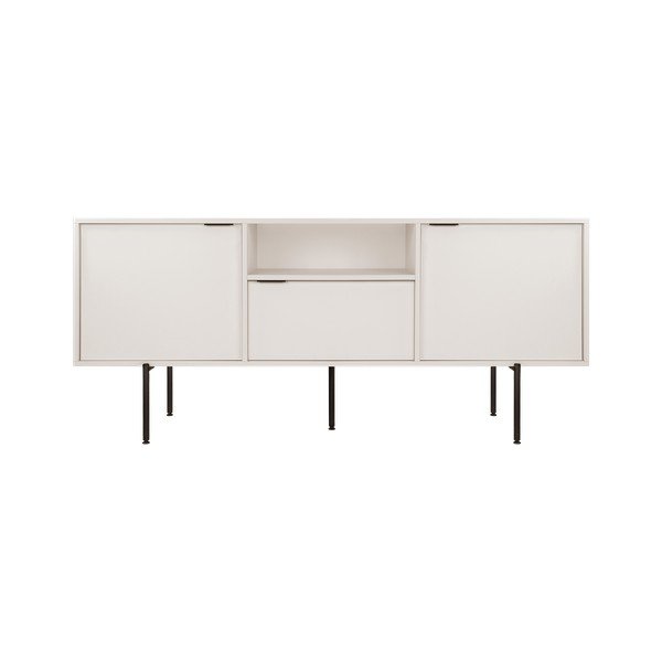 Szürkésbézs TV-állvány 180x79x50 cm Bau – noo.ma-image-2