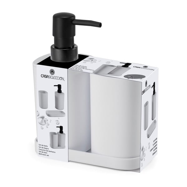 Fehér fürdőszobai kiegészítő szett – Casa Selección-image-4