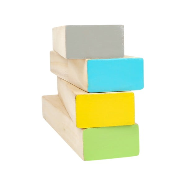 Tower dzsenga játék fából, 60 db-os - Legler-image-3