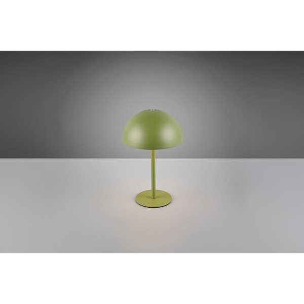 Zöld LED asztali lámpa fém búrával (magasság 21 cm) Munoz – Reality-image-2