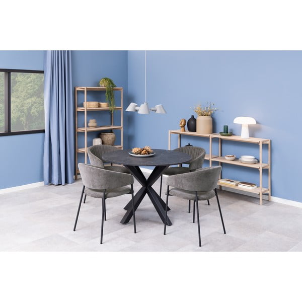 Natúr színű könyvespolc tölgyfa dekorral 169x88x30 cm Braidwood – Actona-image-4