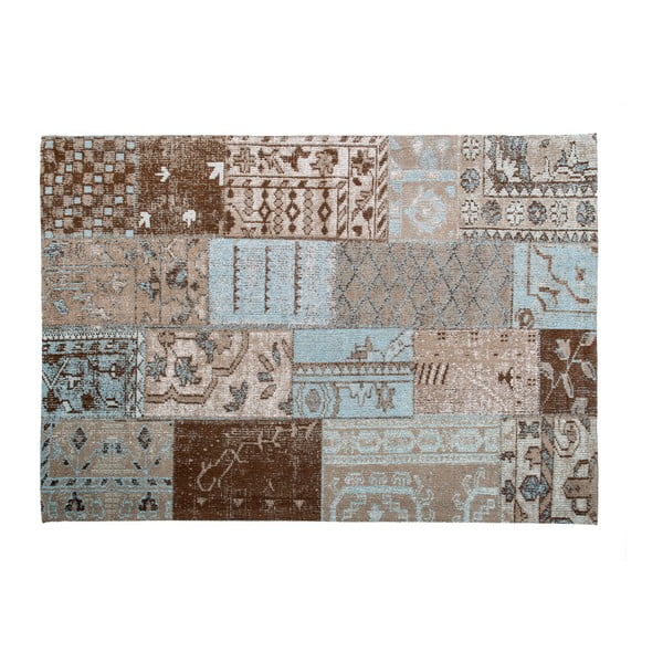 India barna tiszta pamut szőnyeg, 140 x 200 cm - Cotex