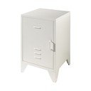 Fehér fém éjjeliszekrény Bronxx - Vipack