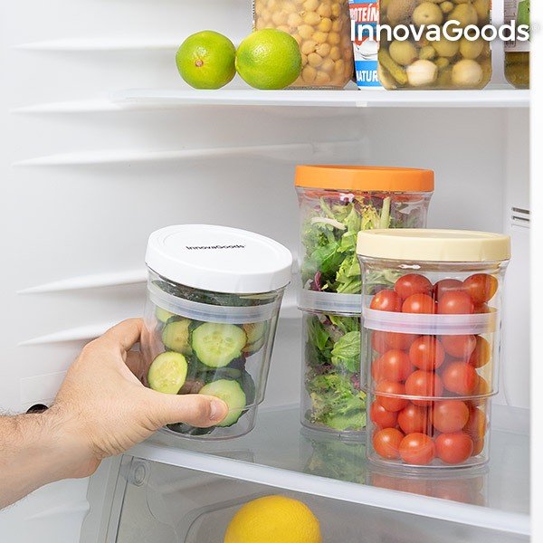 3 db élelmiszertároló doboz - InnovaGoods-image-3