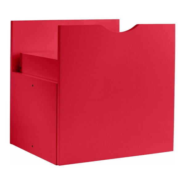 Kiera piros fiók polchoz, 33 x 33 cm - Støraa