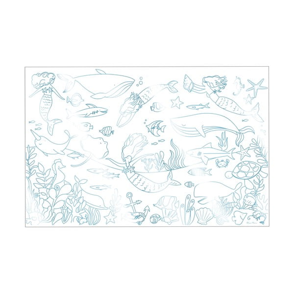 Színező Mermaid – Meri Meri-image-2