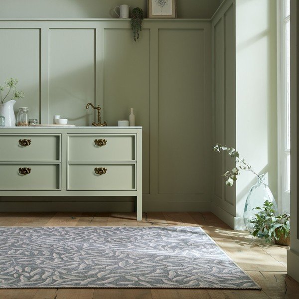 Világoszöld mosható szőnyeg újrahasznosított szálkeverékből 120x170 cm Wallace – Flair Rugs-image-1