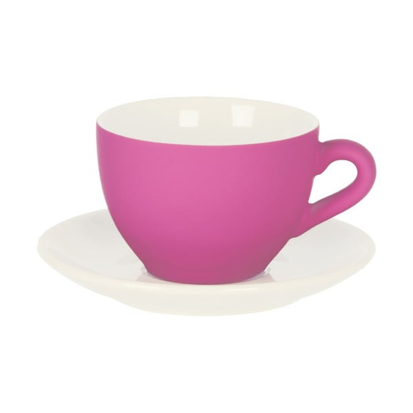Silk rózsaszín csésze és alj - PT KITCHEN