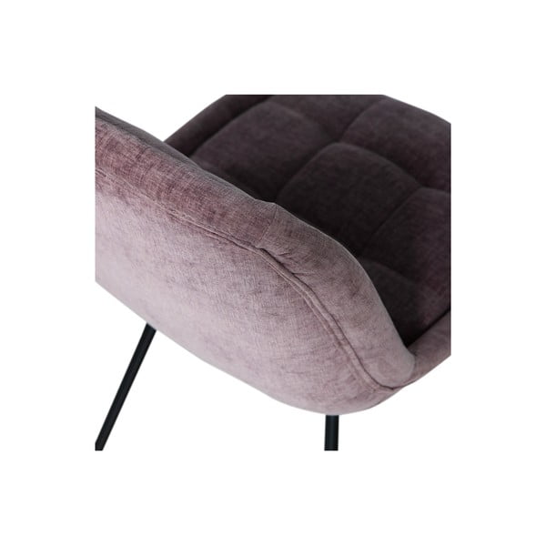 Levendula színű bársony étkezőszék szett 2 db-os Crate – BePureHome-image-4