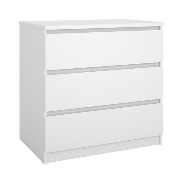 Fehér komód 77x76x50 cm Naia – Tvilum