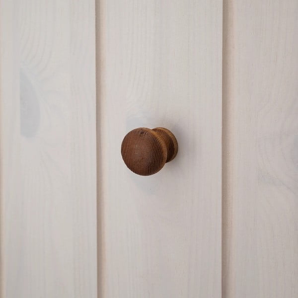 Fehér borovi fenyő előszoba bútor 55x100x2 cm Anita – Støraa-image-4