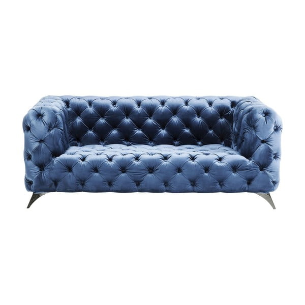 Look Royal kék kétszemélyes kanapé - Kare Design