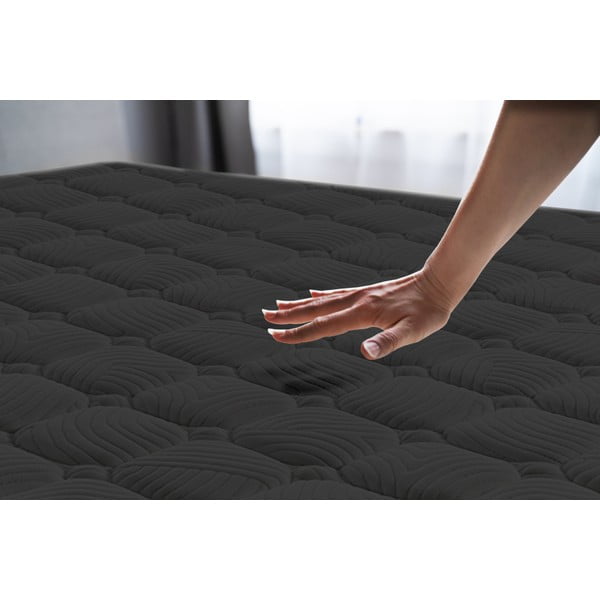 Kemény hab matrac 100x200 cm Air Black – Moonia-image-3