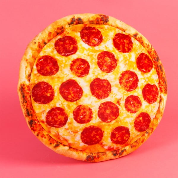 Fast Food Pizza párna, ⌀ 37 cm - Just 4 Kids