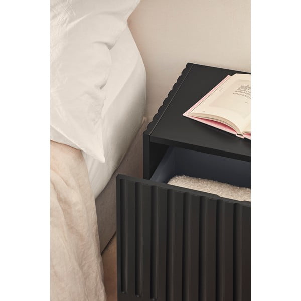 Fekete éjjeliszekrény Doric – Teulat-image-2