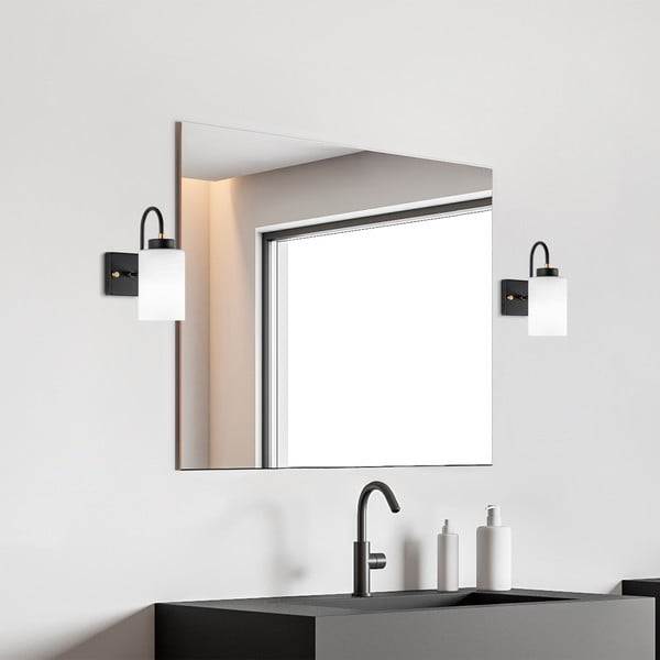 Fekete-fehér fali lámpa ø 10 cm Duzsuz – Opviq lights-image-3